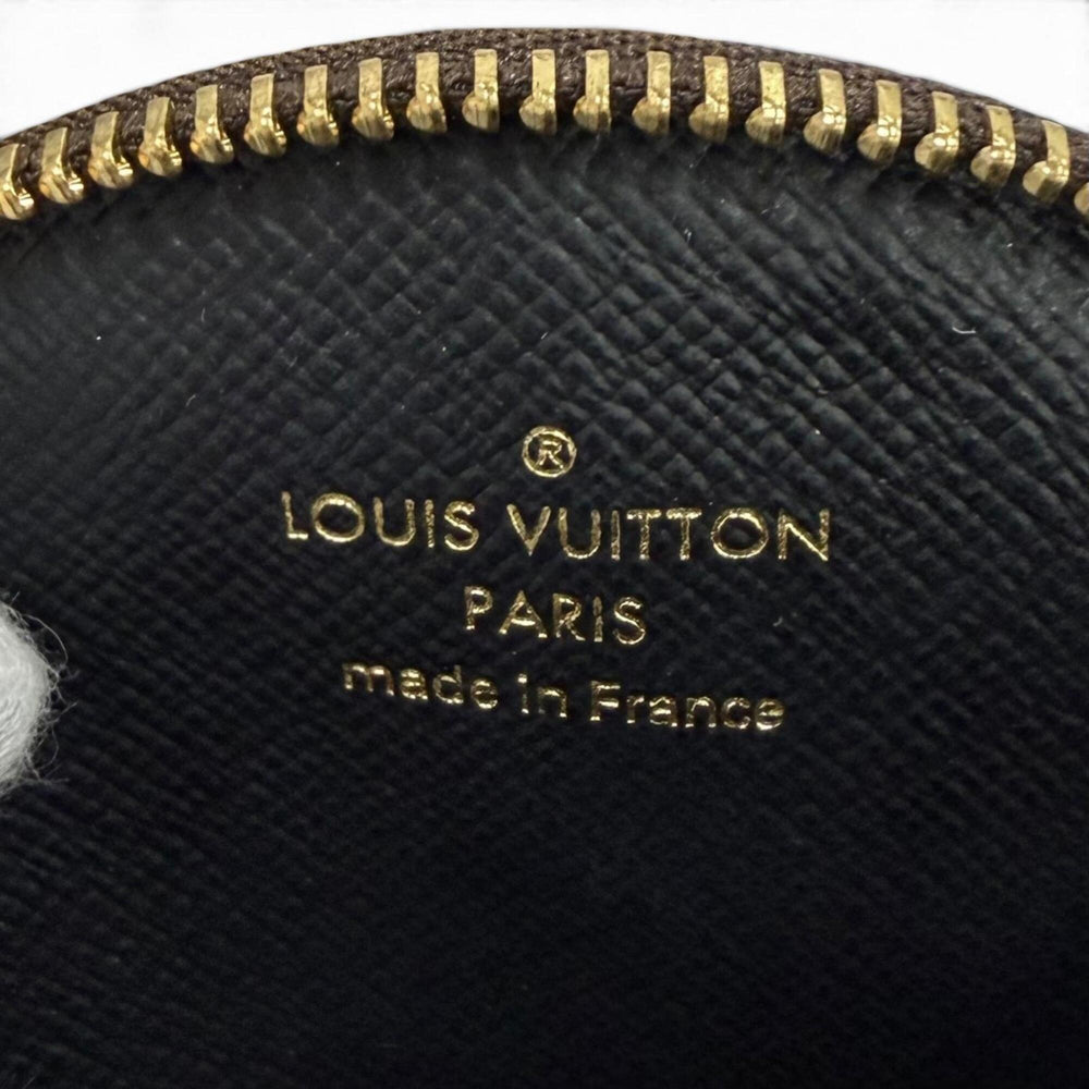 LOUIS VUITTON M68756 Monogram Giant Reverse Leather Pochette Trio Brown Made in France Women's with Dust Bag — Like New