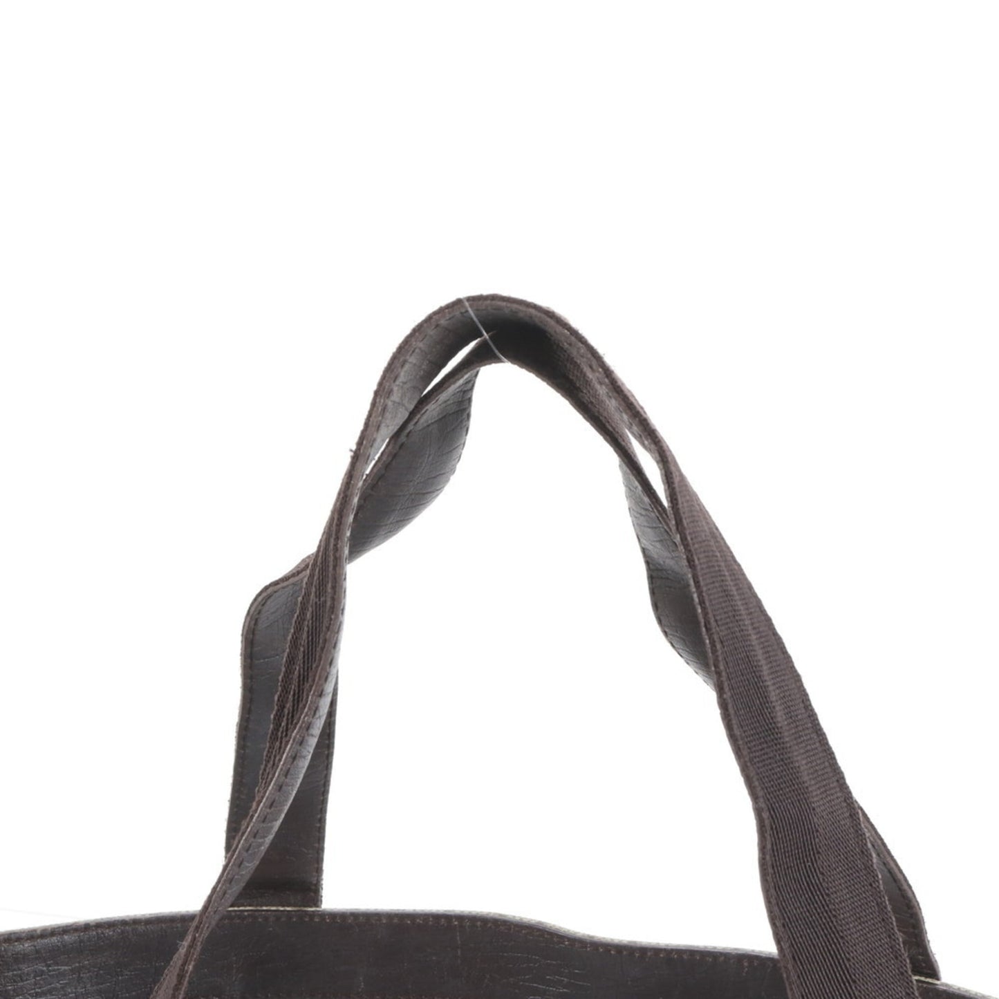 Gucci GG Supreme 141624 Leather Tote Bag, Shoulder Brown, Men's