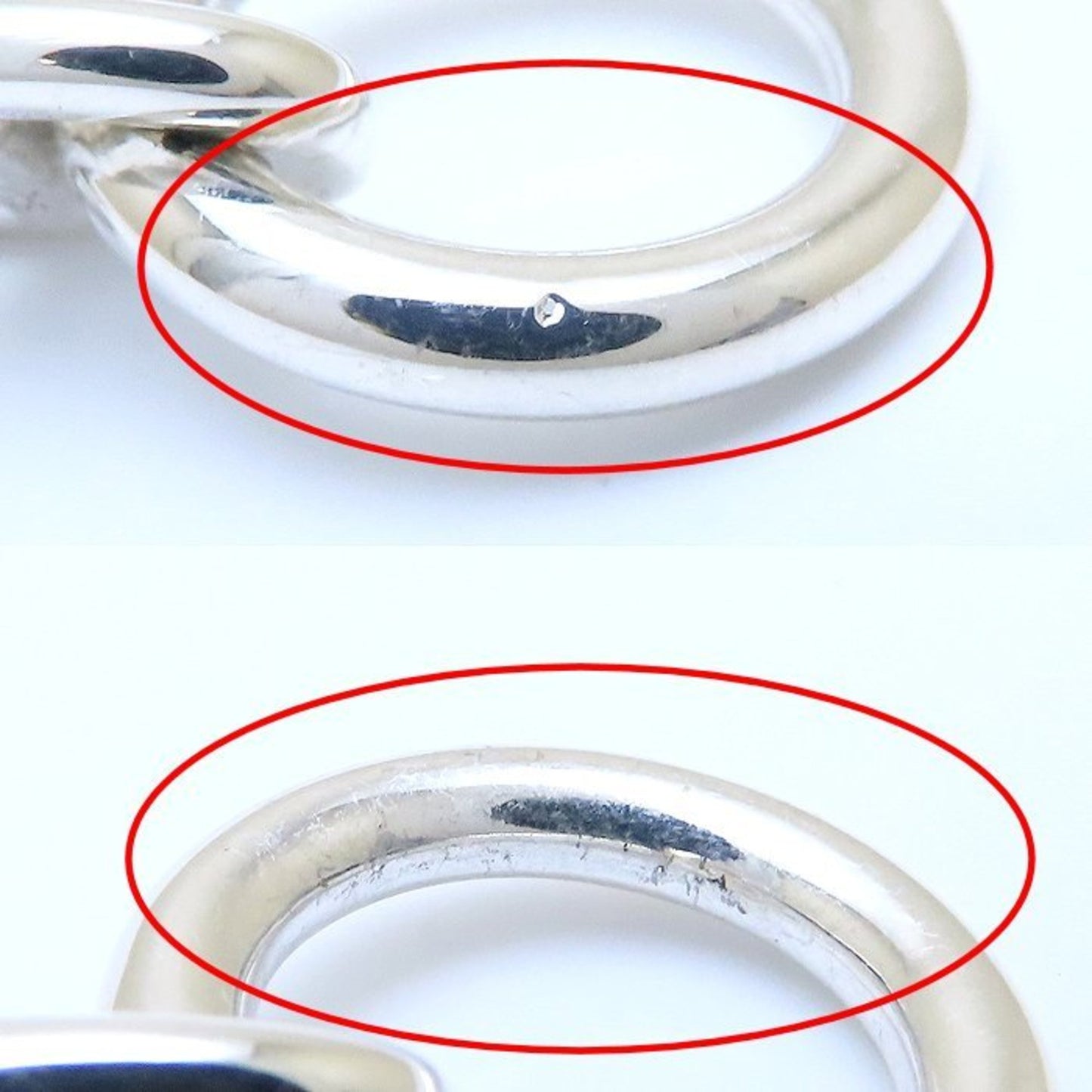 HERMES Chaine d'Ancre TGM Bracelet 12 links Silver 925 294039