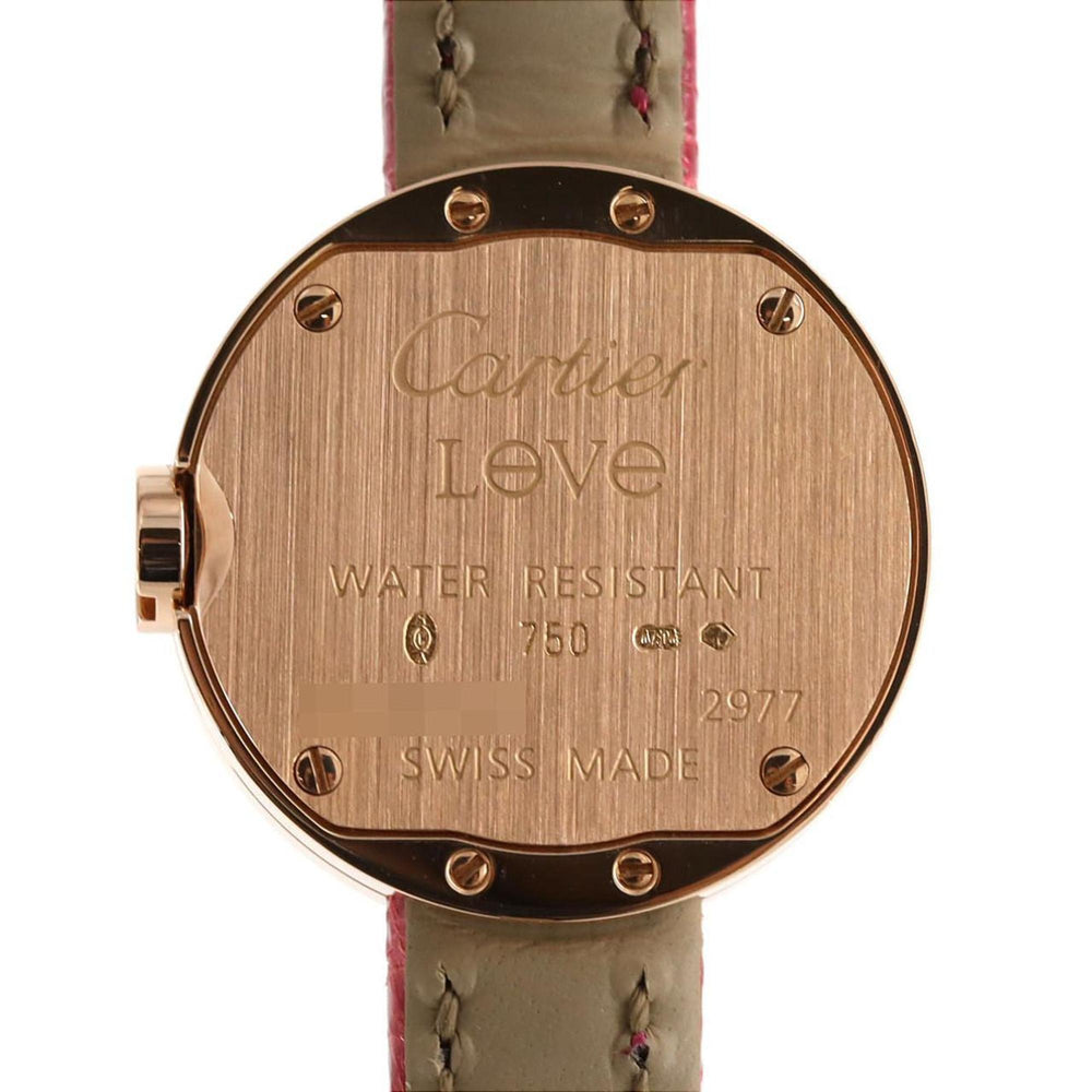 Cartier Love Watch PG 3P PG/RG Quartz Wristwatch — Very Good