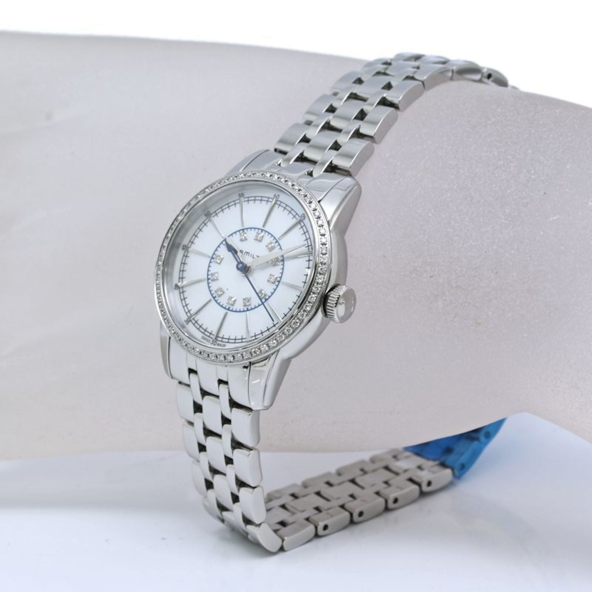 HAMILTON Hamilton Railroad Lady Diamond H40391191 H403910 Women's Watch Stainless Steel /40412 — Good