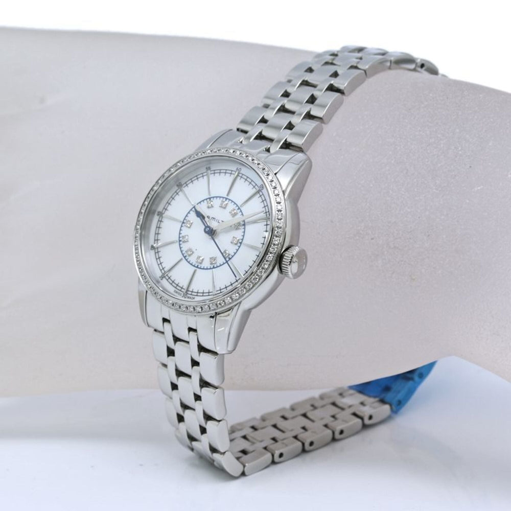 HAMILTON Hamilton Railroad Lady Diamond H40391191 H403910 Women's Watch Stainless Steel /40412 — Good
