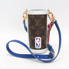 Louis Vuitton Monogram NBA Collaboration Flask Holder GI0565 Men,Women Shoulder Bag Blue,Brown,White — Like New