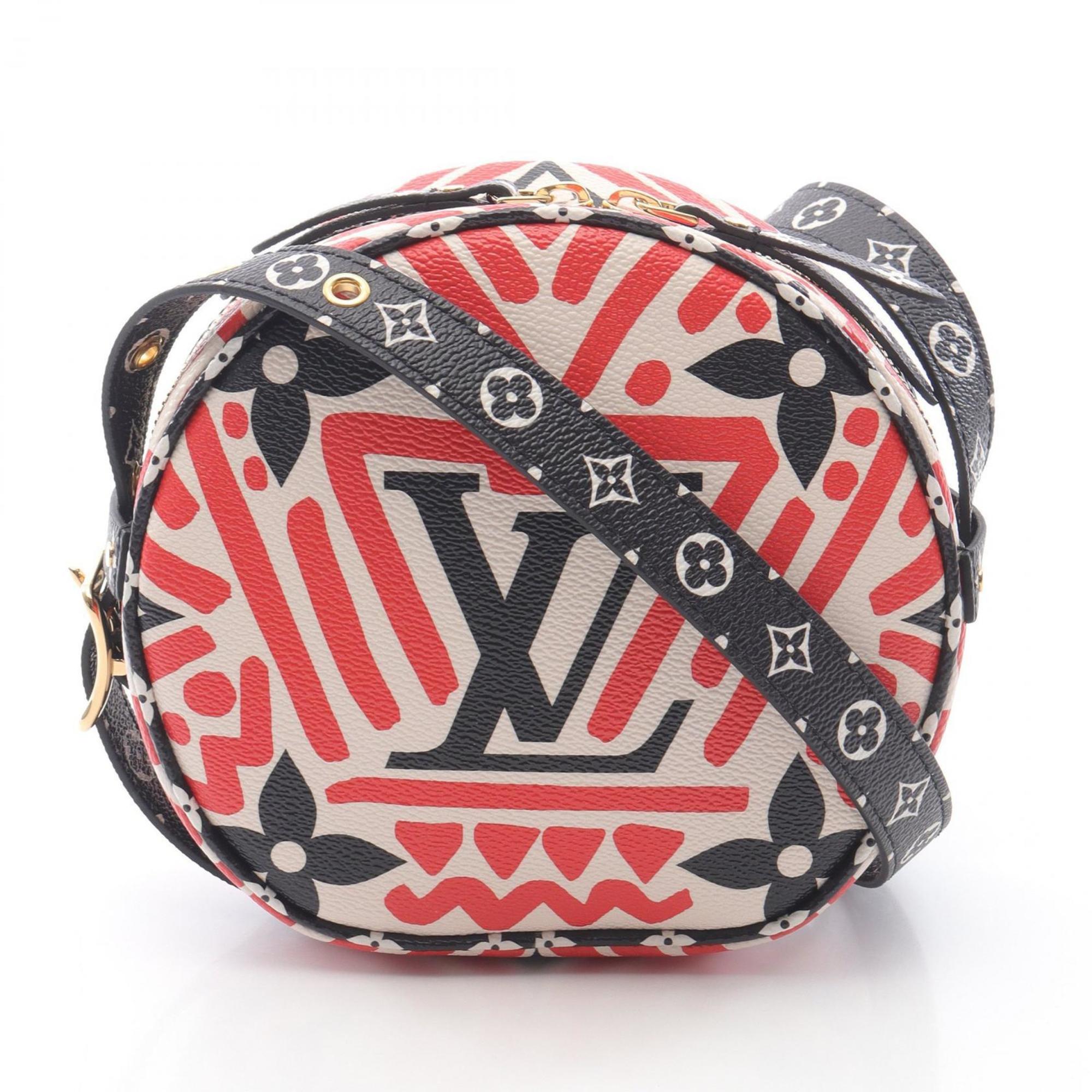 Louis Vuitton LV Crafty Boite Chapeau Souple Shoulder Bag in Coated Canvas Monogram Giant, Women's, Red, Black, and Multicolor, M45366