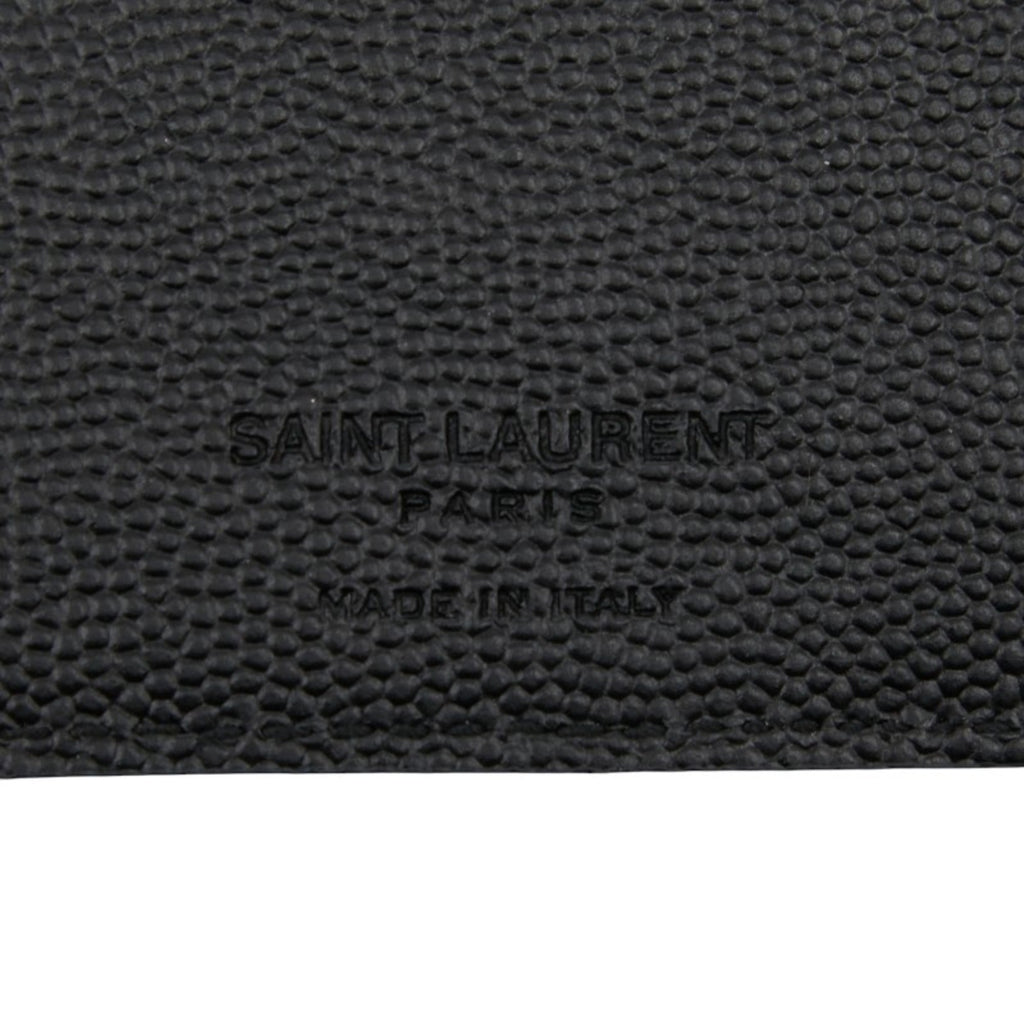 Saint Laurent Continental Wallet 396308 Black Leather Men's SAINT LAURENT