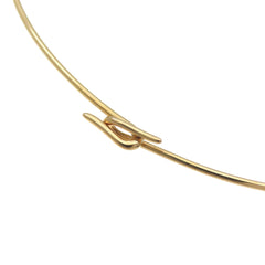 Like new Hermès Collier de Chien 750PG Omega necklace in 18K pink gold (8.4g) Jewelry 0912HERMES — Like New