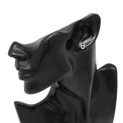 Hermes Farandole Earrings, Chaine d'Ancre Motif, TPM SV925 Silver, HERMES Stud — Like New