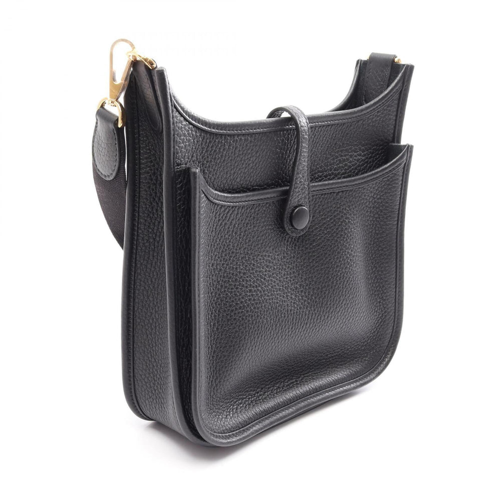 Hermes Evelyne 23 Shoulder Bag/Handbag, Taurillon Clemence Leather, Women's, Black — New - Store Return