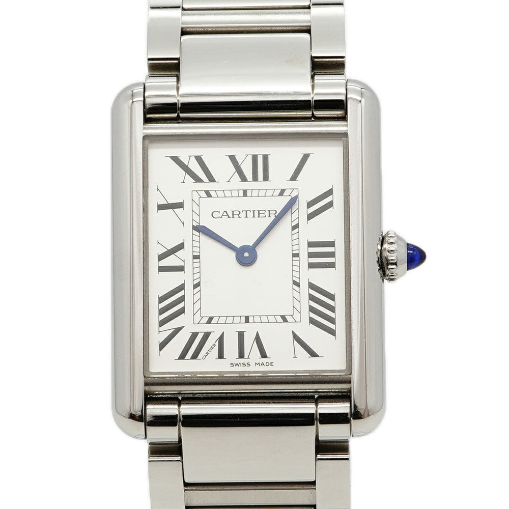 Cartier Tank Must LM WSTA0052 Silver Dial Watch (Men's & Women's) — Very Good