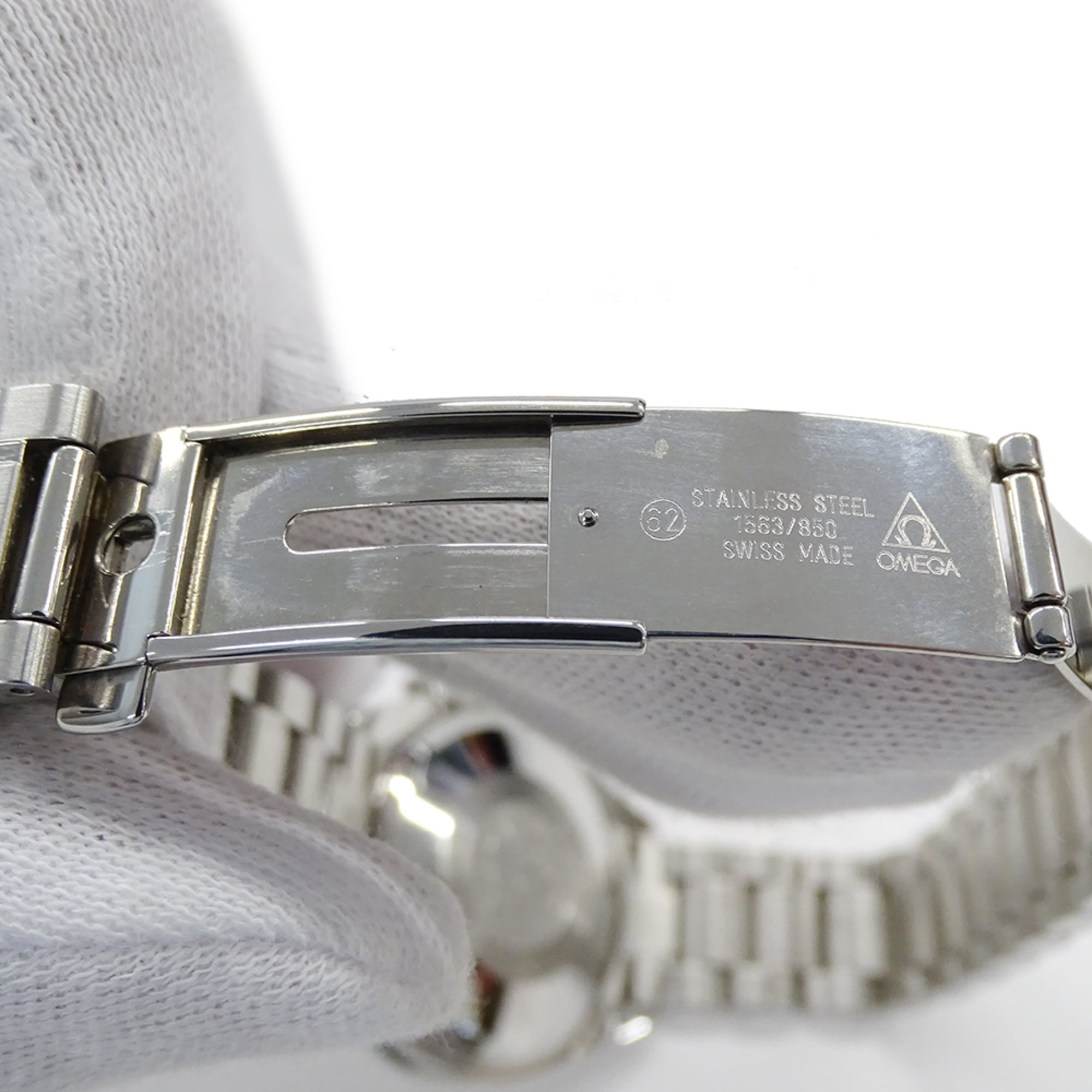 Omega Speedmaster 3523.30 Men's Watch, Brand Name, Triple Calendar, Automatic Winding, Stainless Steel (SS), Silver — Good