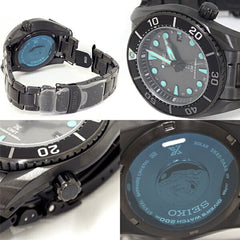 SEIKO Prospex Men's Watch Diver Scuba Solar SBPK007 The Black Series Night Vision Unused — New - Store Return
