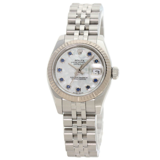 Rolex 179174NGS Datejust 10P Sapphire Watch in Stainless Steel/SS/18K White Gold for Women