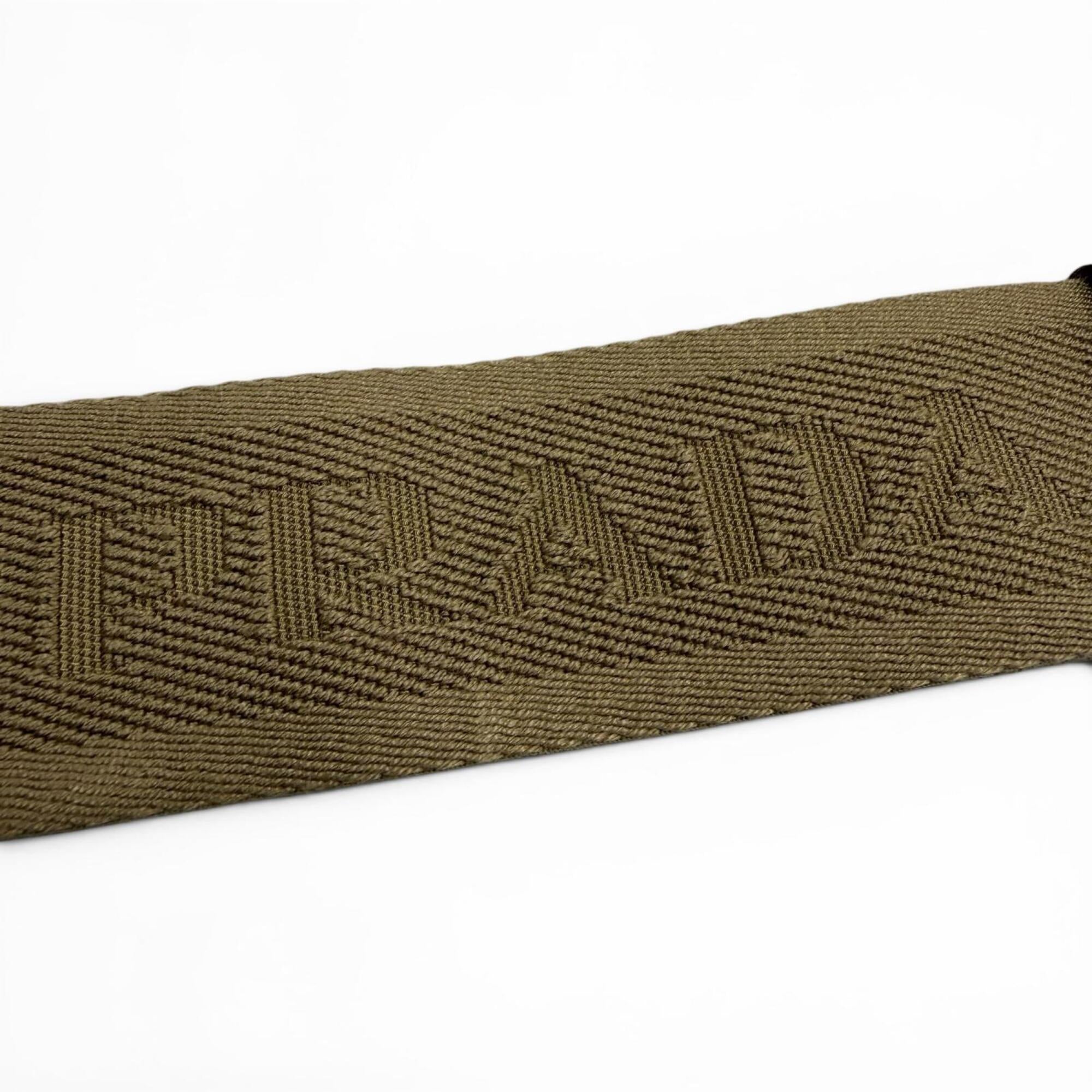 PRADA 2VH172 Nylon Leather Triangle Logo Plate Re-Nylon Shoulder Bag with Pouch Brown Made in Italy Men's — Like New