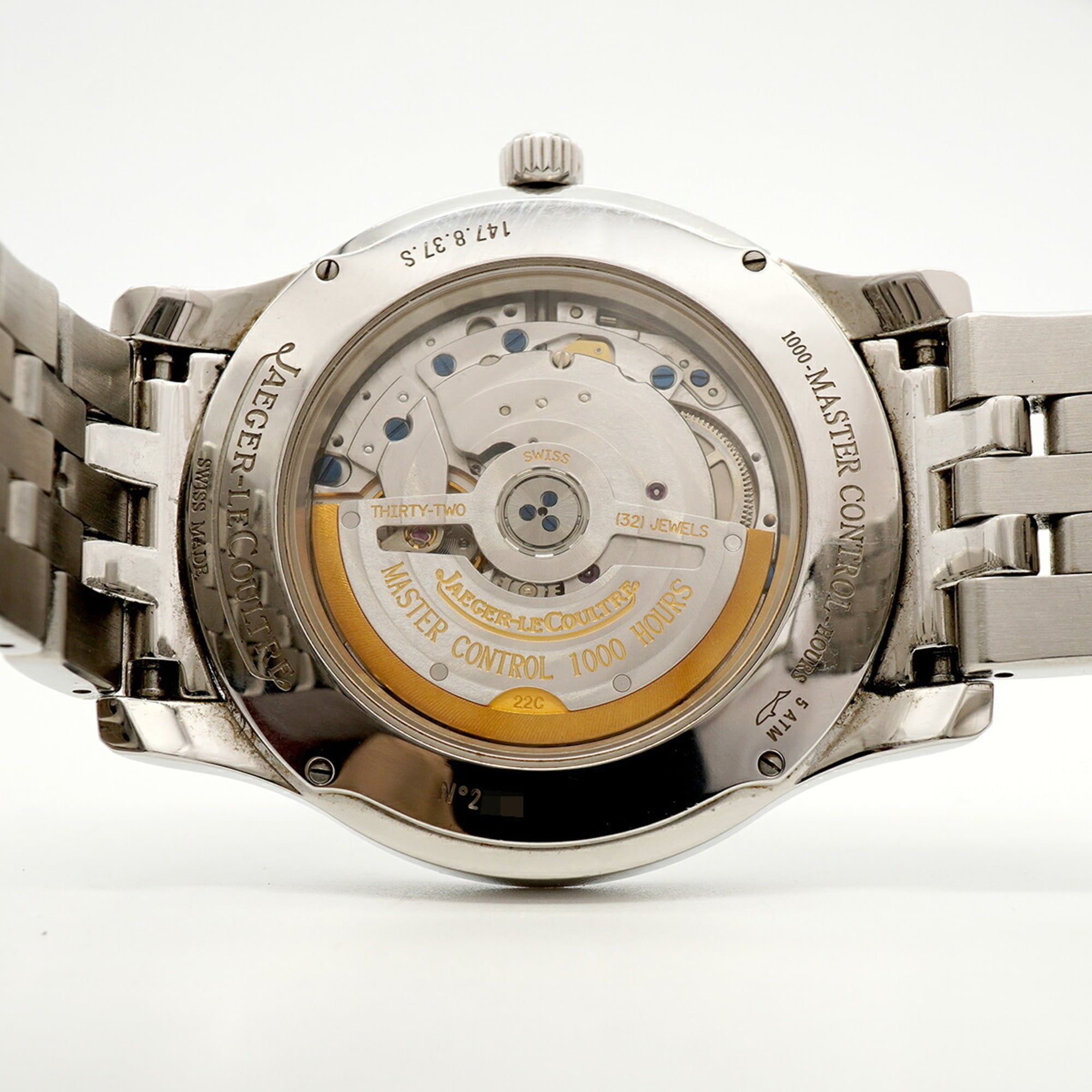 Jaeger-LeCoultre Master Control Date 147.8.37.S Silver Dial Men's Watch — Good