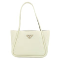 Prada Logo Metal Tote Bag Calfskin Women's PRADA