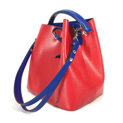LOUIS VUITTON M54365 Epi NeoNoe Two-Tone Bucket Bag, 2-Way Handbag/Shoulder Leather, Women's, Coquelicot Red — Like New