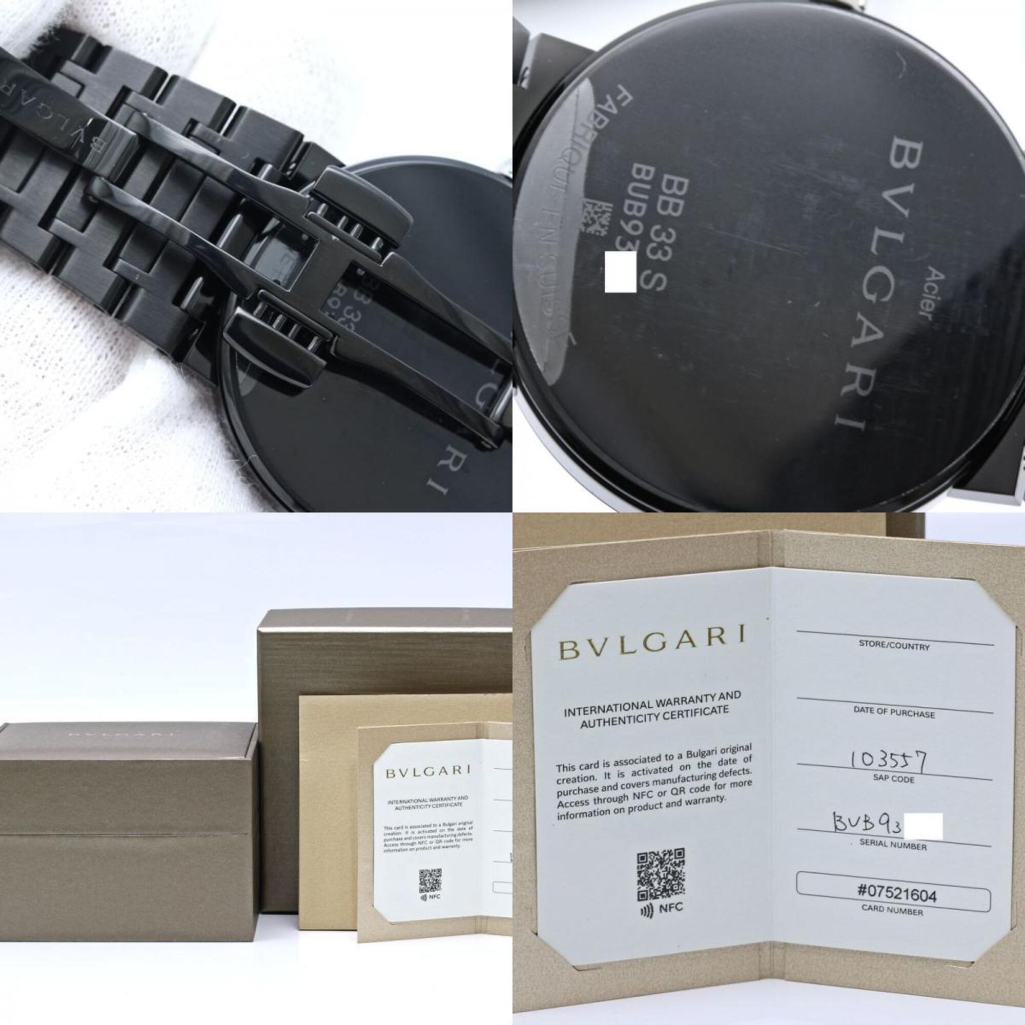 BVLGARI Bulgari BBL33BSS BB33S 103557 Watch Men's Women's SS 40506 — Like New