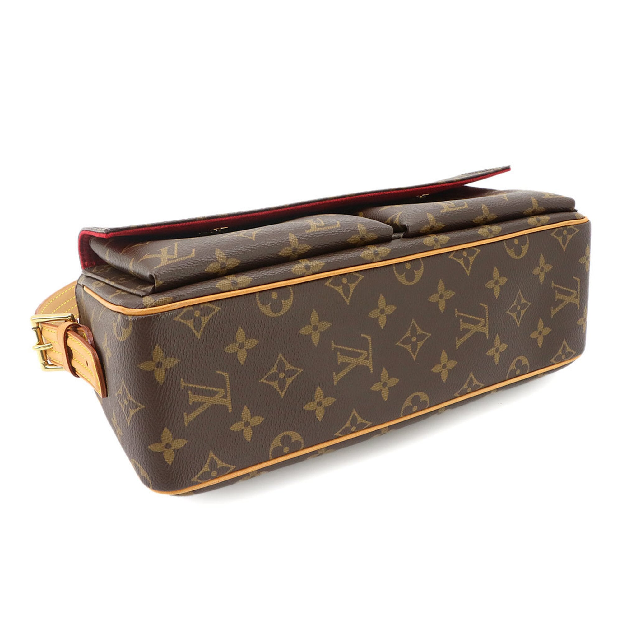Louis Vuitton Viva Cite MM Monogram Shoulder Handbag, Brown, M51164, Gold Hardware — Like New