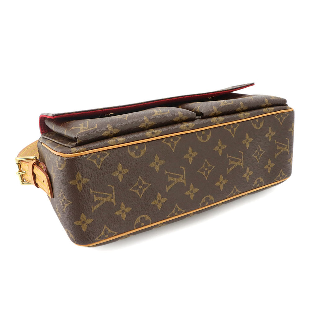 Louis Vuitton Viva Cite MM Monogram Shoulder Handbag, Brown, M51164, Gold Hardware — Like New