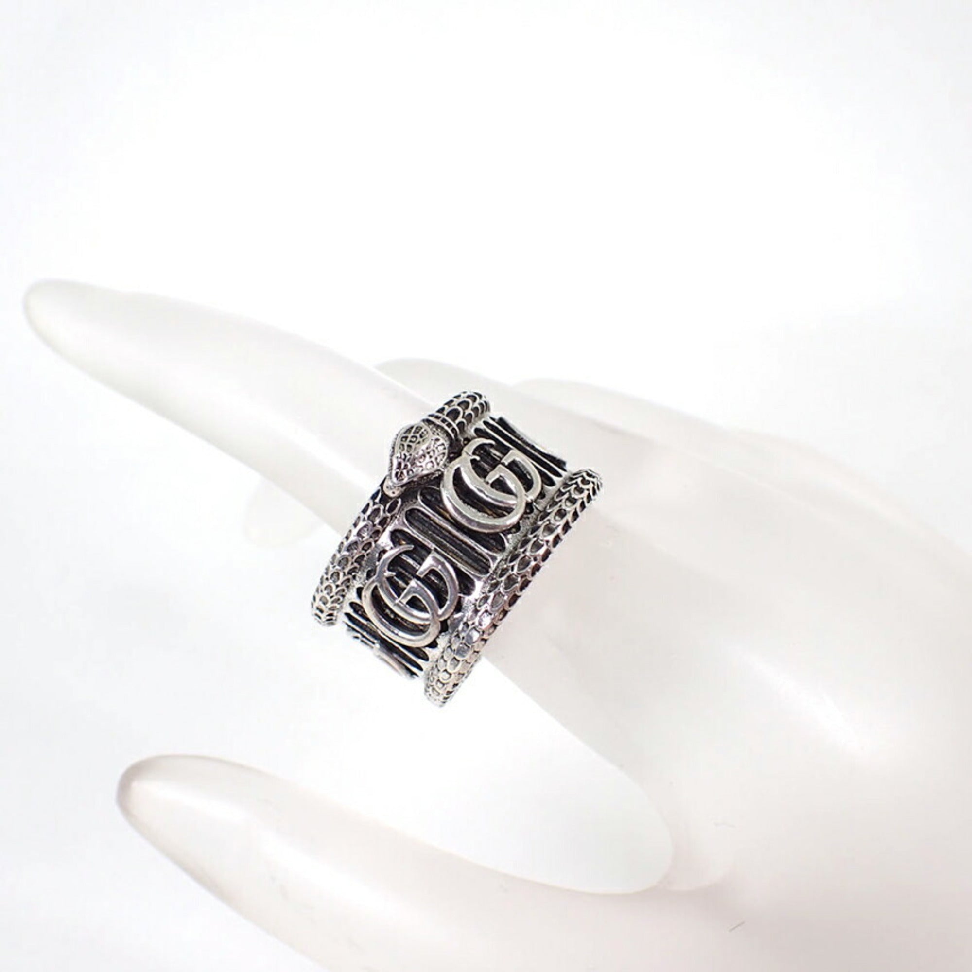 GUCCI 925 Snake Ring, Size 16 — Like New
