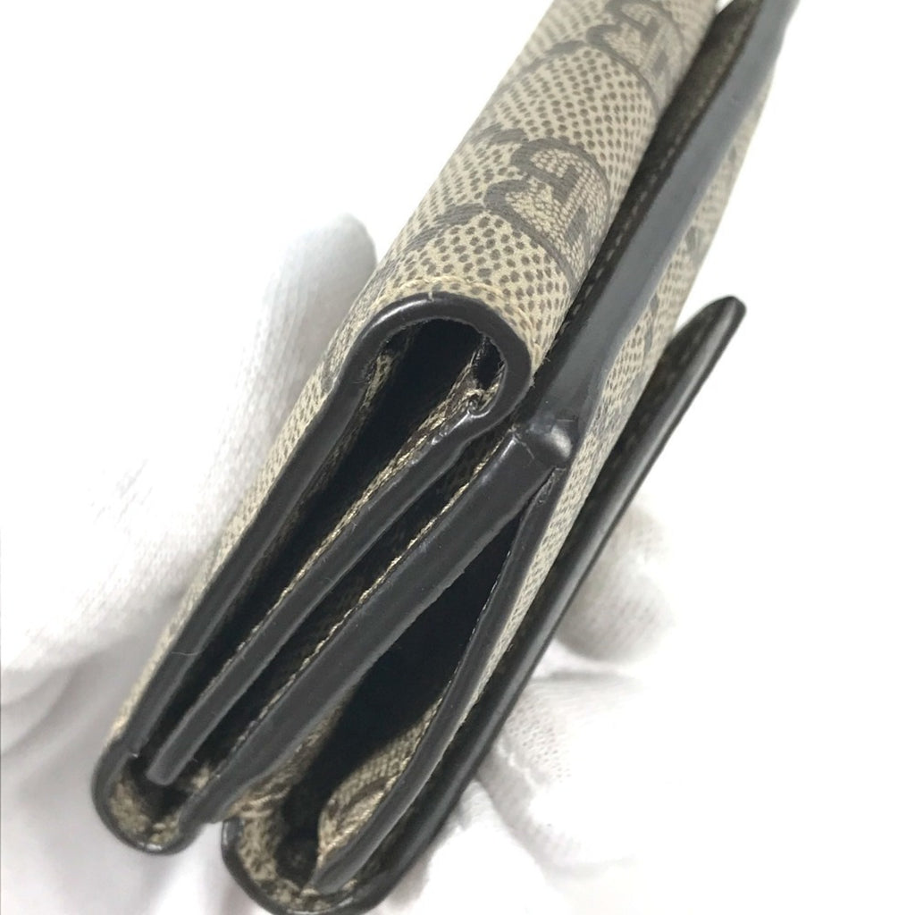 GUCCI 681704 BALENCIAGA Paper Mini The Hacker Project Tri-fold Wallet in GG Supreme Canvas, Unisex, Beige