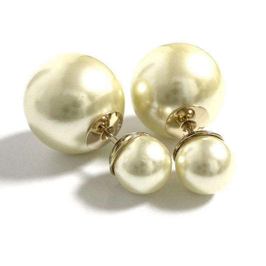 Christian Dior Dior Women's Tribal Earrings with Faux Pearls