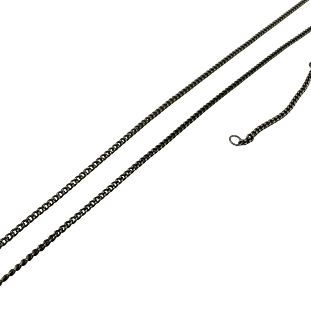 LOUIS VUITTON M00044 LV Horn 1854 Necklace Chain Silver Women's