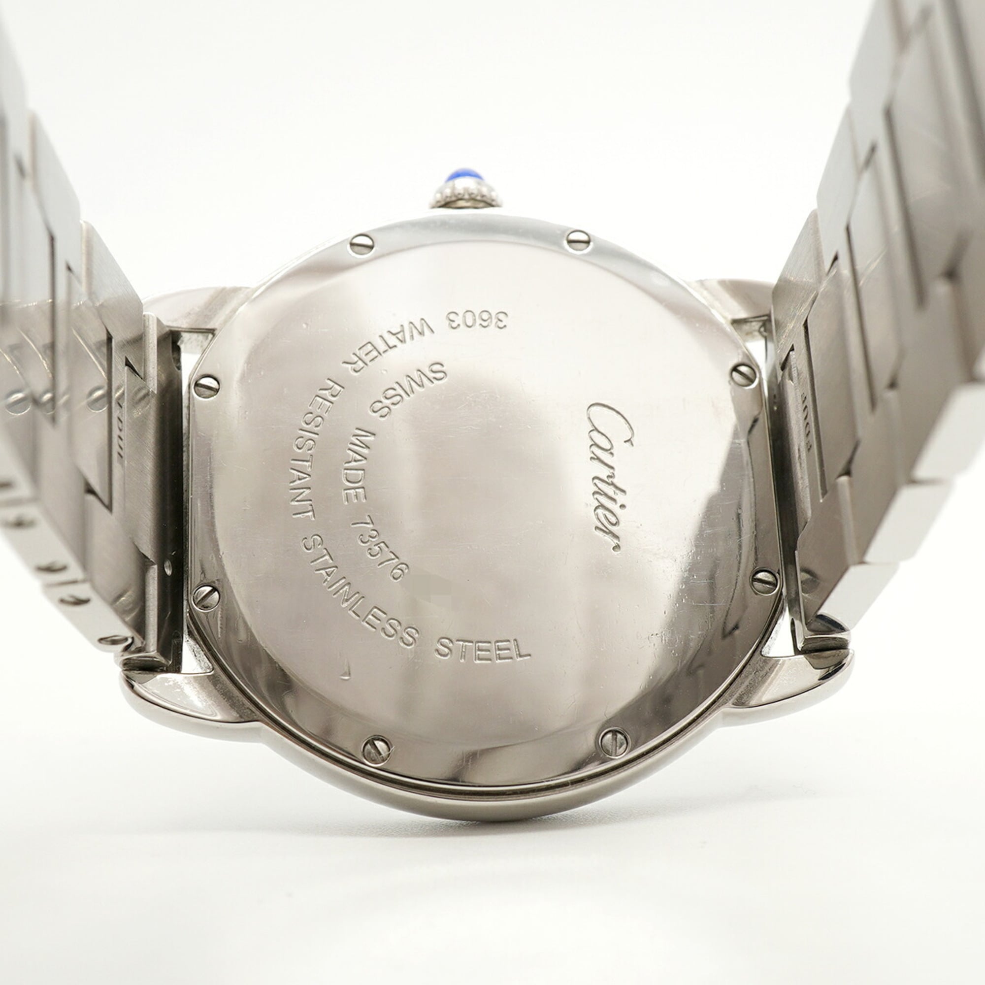 Cartier Ronde Solo LM W6701005 Silver Dial Men's Watch — Good