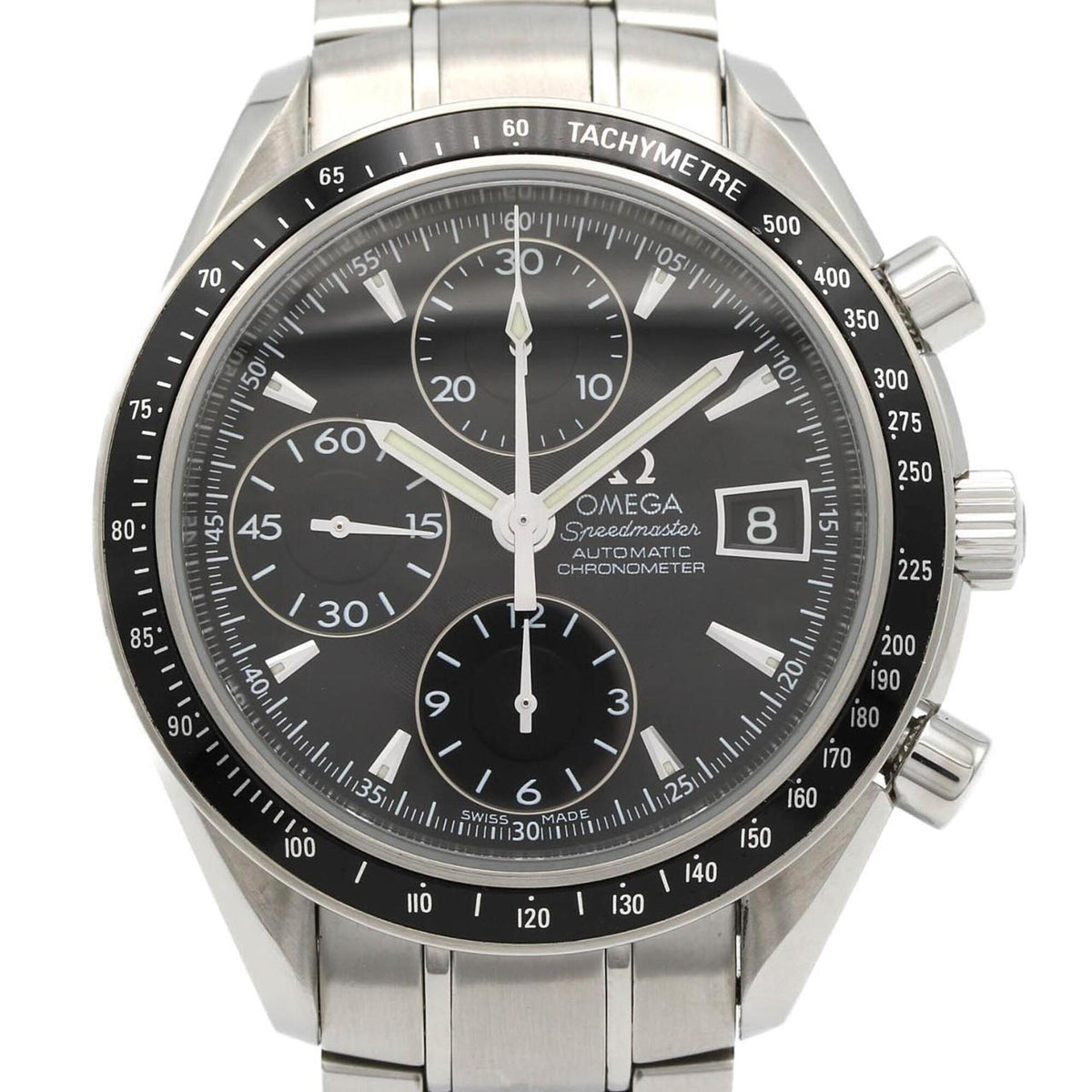 Omega Speedmaster Date 3210.50 Stainless Steel Automatic Watch — Good