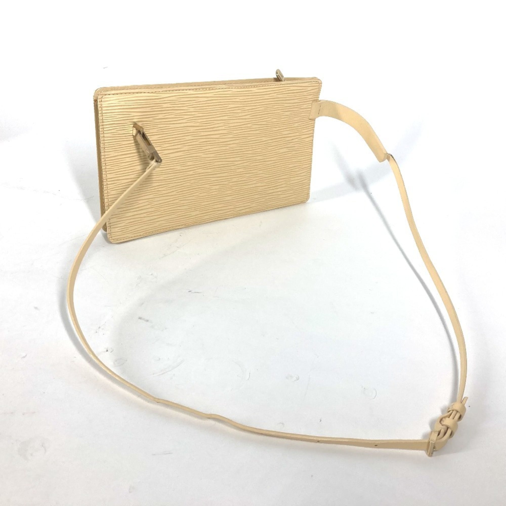 LOUIS VUITTON M5292A Epi Rochelle Belt Bag, Body Waist Pouch, Leather, Women's, Vanille, Yellow, G-240610-66 — Like New