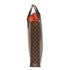 Louis Vuitton LOUIS VUITTON Handbag Tote Bag Damier Sac Plat Canvas N51140 Ebene LV — Like New