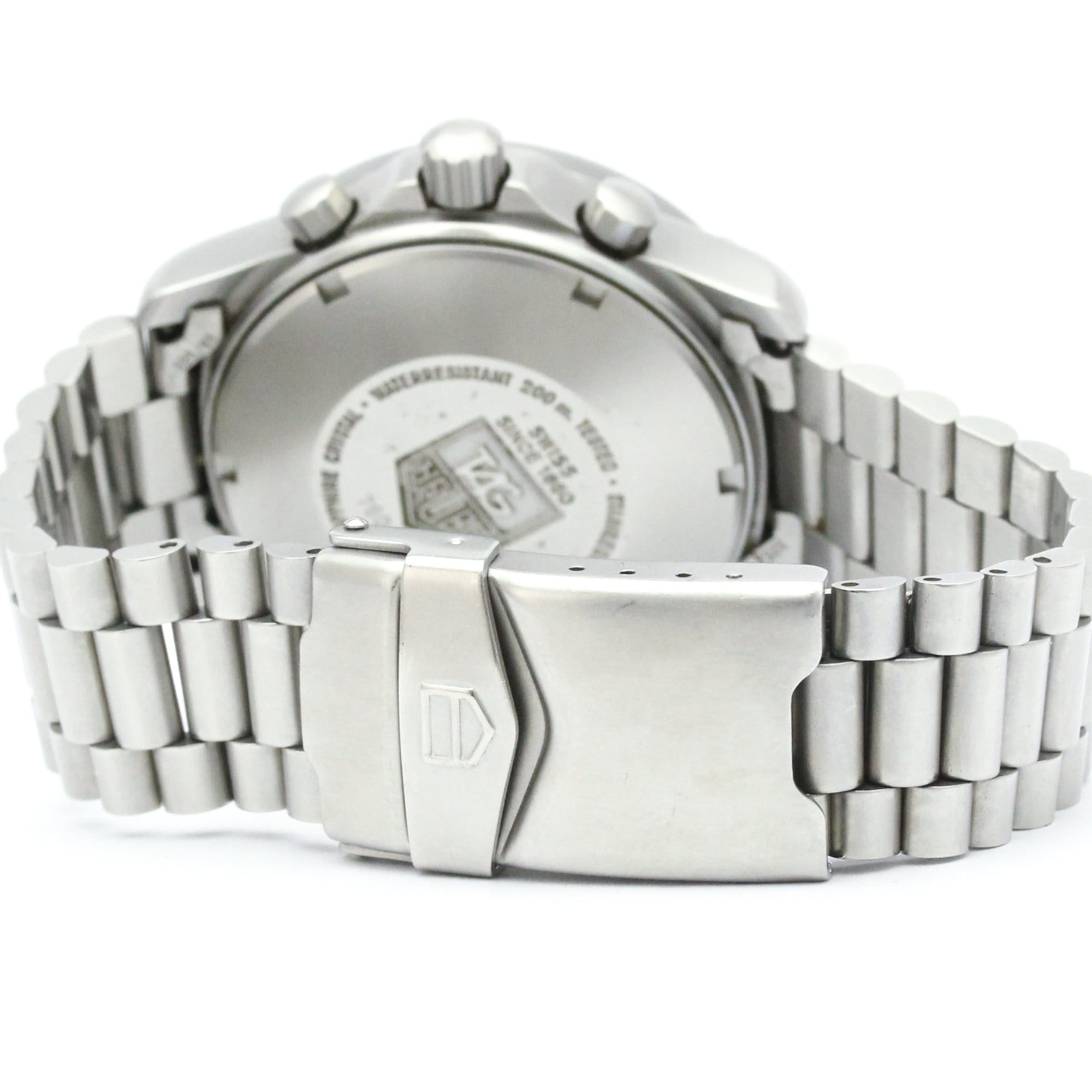 TAG HEUER 2000 Chronograph Stainless Steel Automatic Watch 760.306 — Very Good