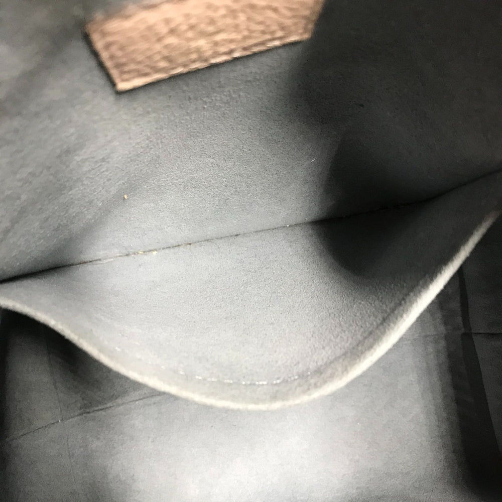 LOUIS VUITTON M57688 Lockme Bucket NV Handbag, 2-Way Drawstring Shoulder Bag, Leather, Women's, Sand Beige — Like New