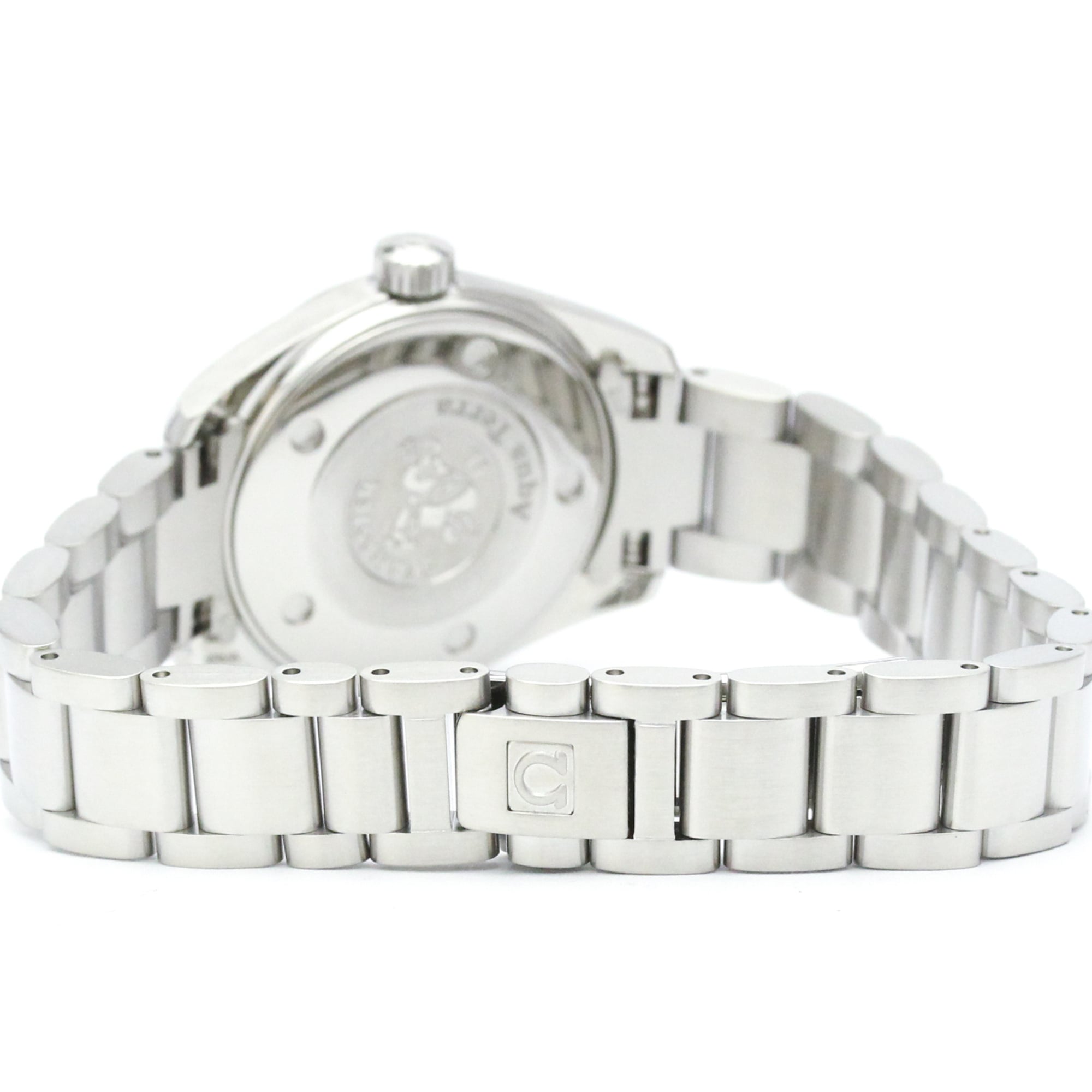 OMEGA Seamaster Aqua Terra Steel Quartz Ladies Watch 2577.80 Polished — Very Good