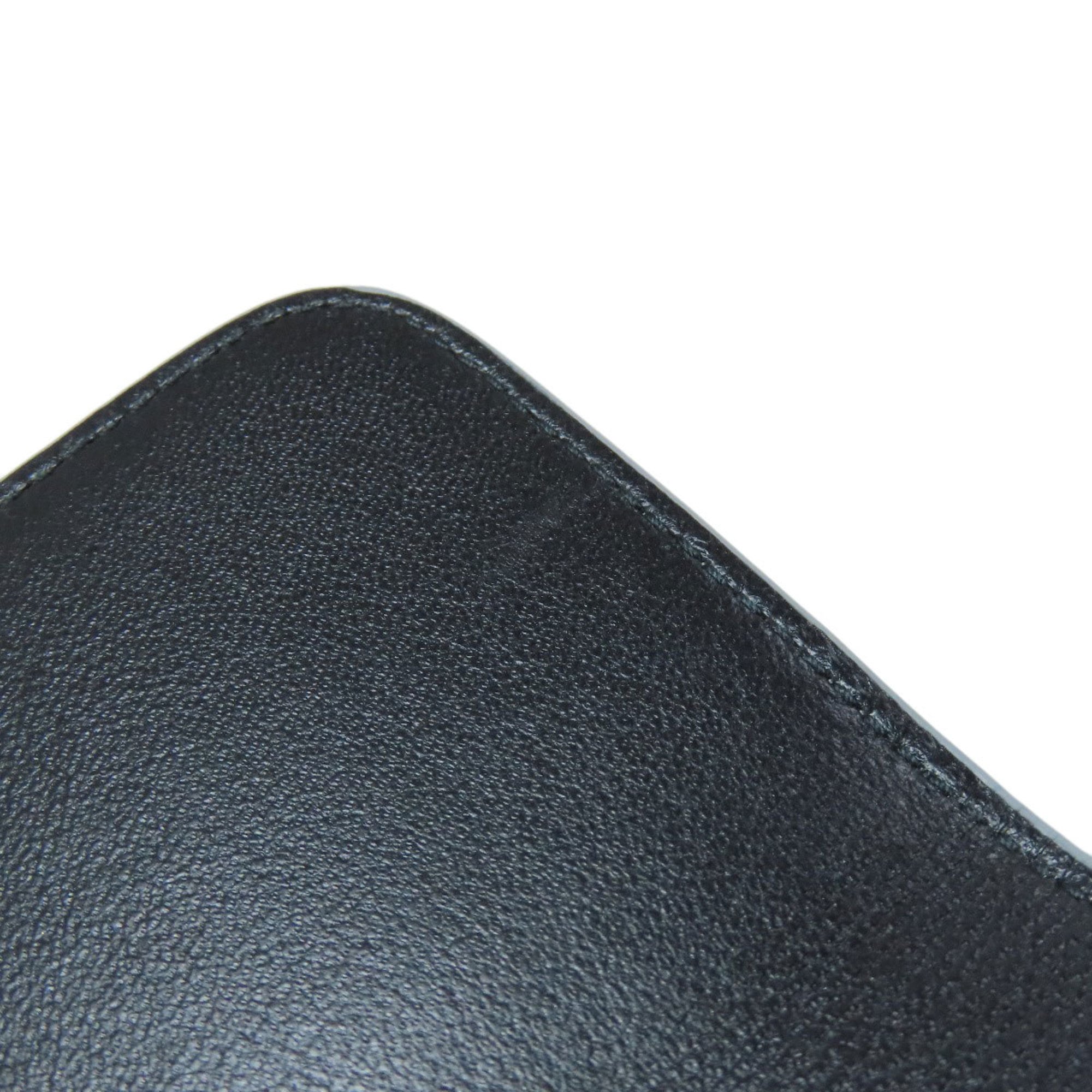 Balenciaga logo tri-fold wallet, mini bi-fold leather, women's