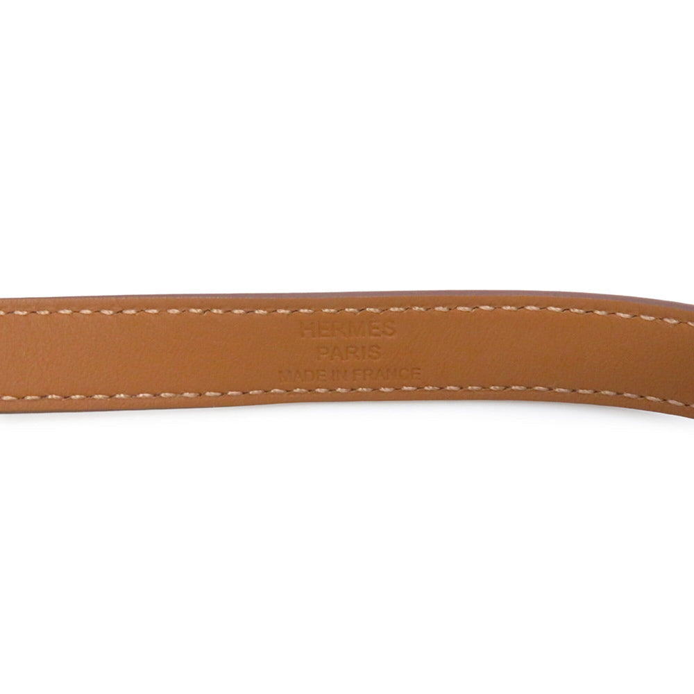 Hermes Kelly Double Tour Bracelet, Craie Pink Epsom Leather, U Stamp, Size T2 — Like New