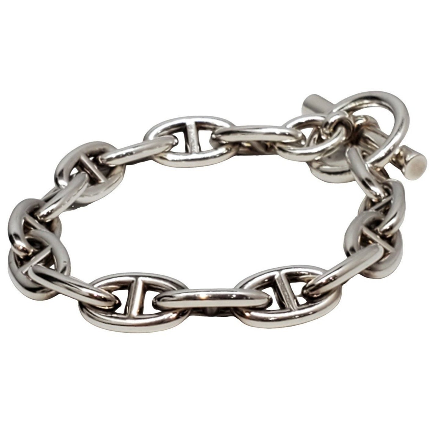 HERMES Chaine d'Ancre GM 22AW165957 Silver Bracelet, Sv.925, 15-link, Anchor Chain, SILVER, Men's/Women's, Kaizuka Store, ITWC77M6VI00 RK2475D