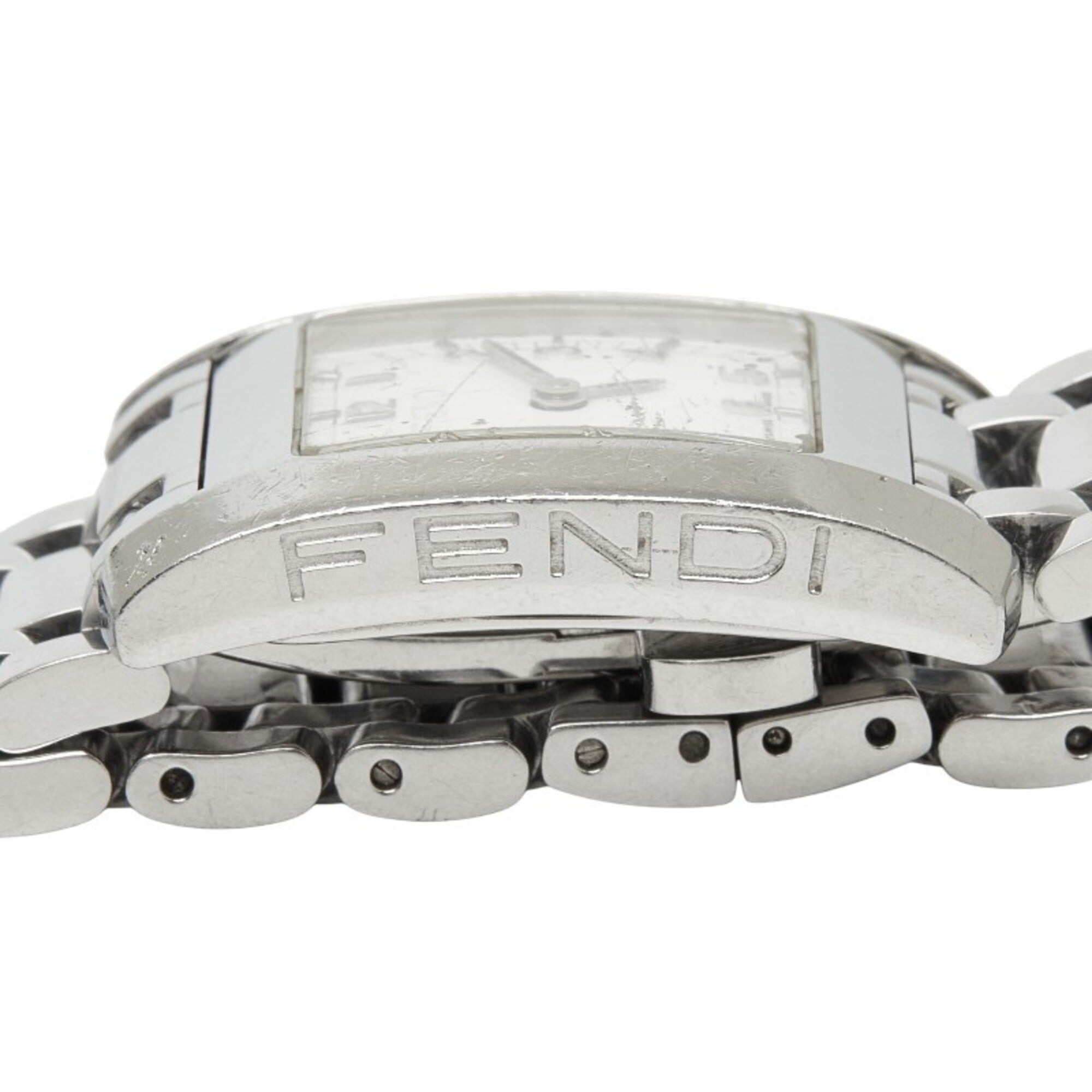 Fendi Orologi Classico 7000L Quartz Watch, White Dial, Stainless Steel, Women's Watch — Good