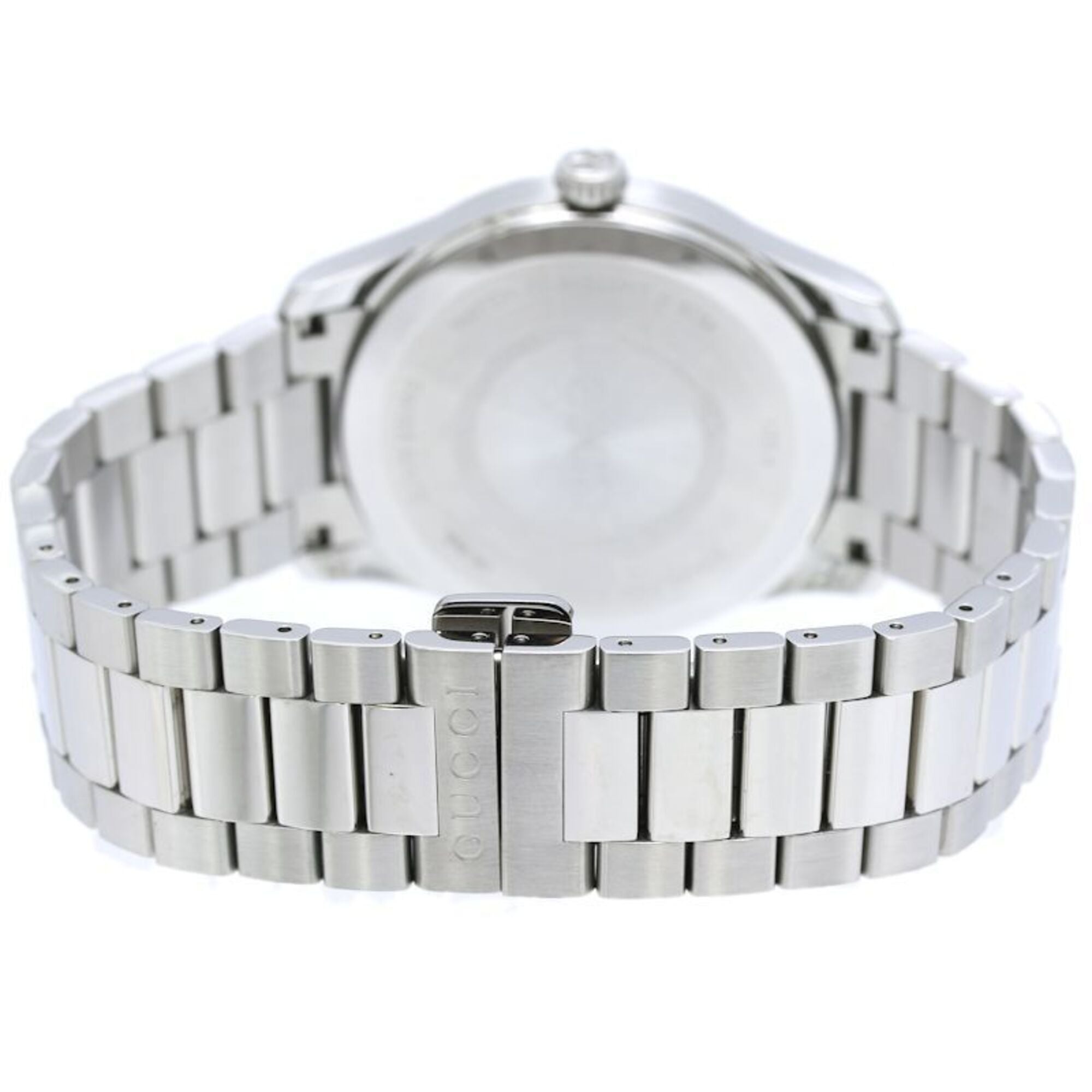 GUCCI G-Timeless YA1264125 126.4 Men's Watch Stainless Steel /40427 — Very Good