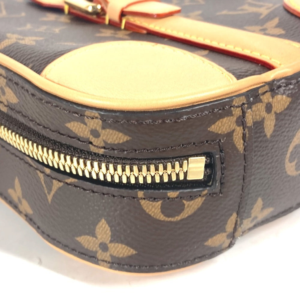 LOUIS VUITTON M68623 Monogram Valisette Vertical Pochette Handbag Shoulder Bag Canvas Men's Women's Brown G-241125-44 — Like New