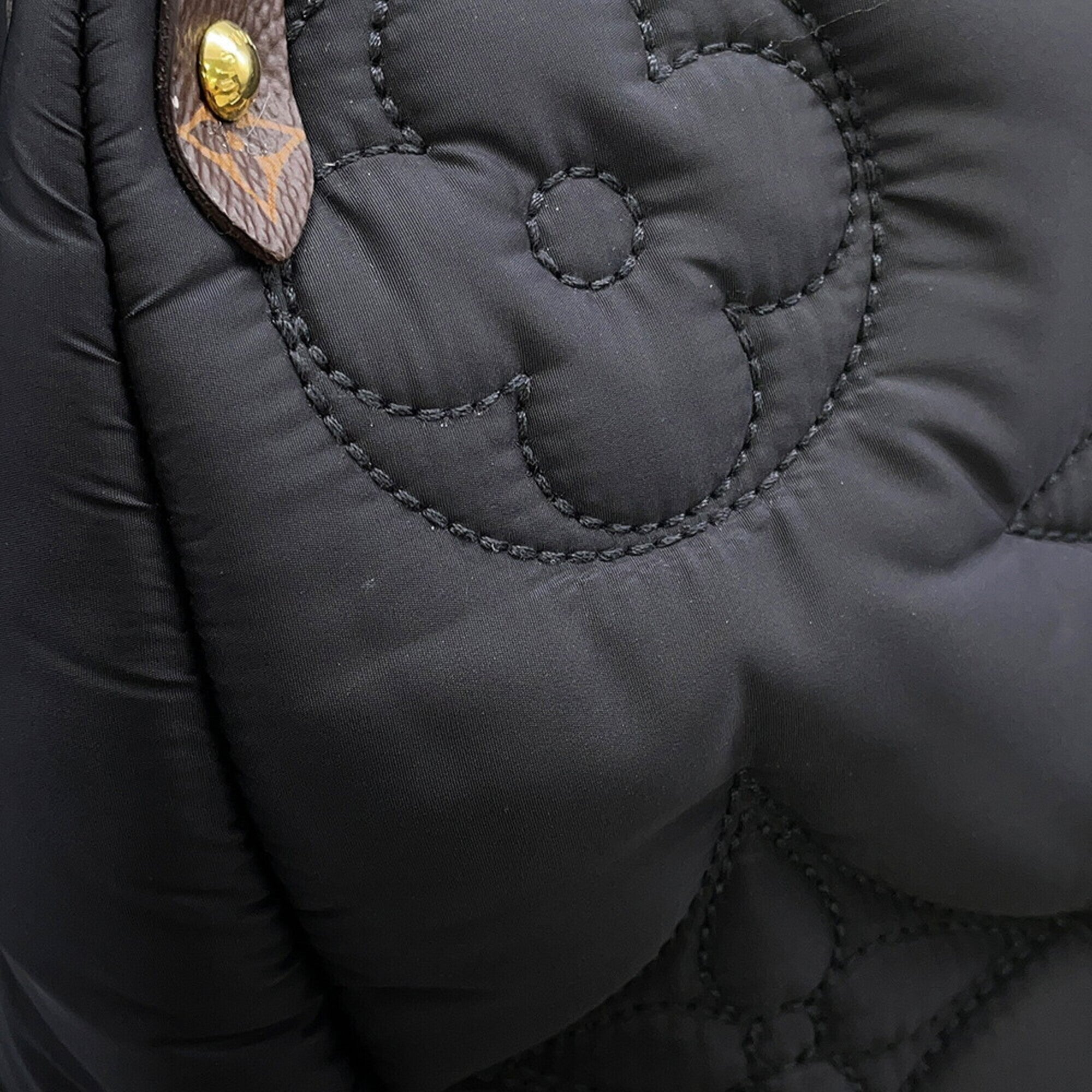Louis Vuitton Tote Bag, Recycled Nylon, Monogram, OnTheGo GM M59005, Handbag, Black. Vuitton — Like New