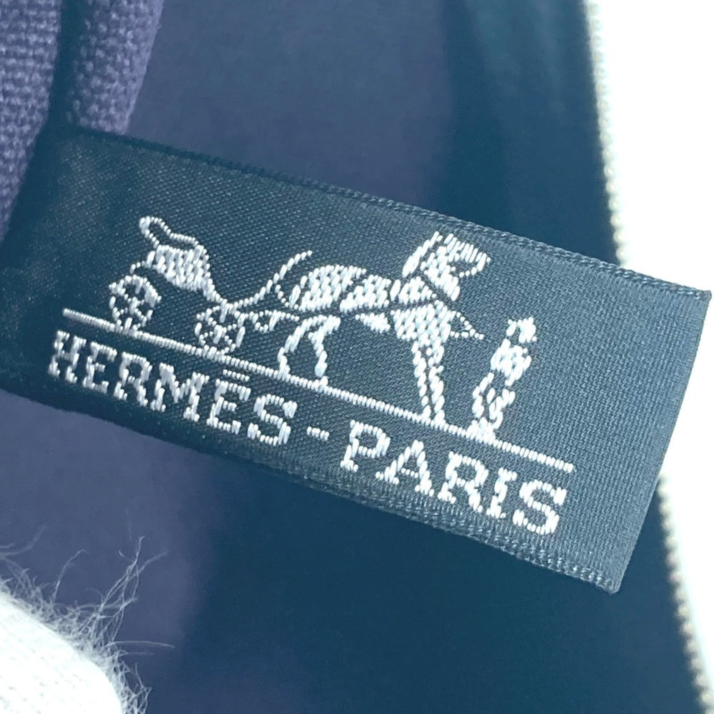 HERMES Hermes Flat Yachting PM Multi-Pouch Pouch Cotton Men's Women's Navy E-240920-6 — Like New