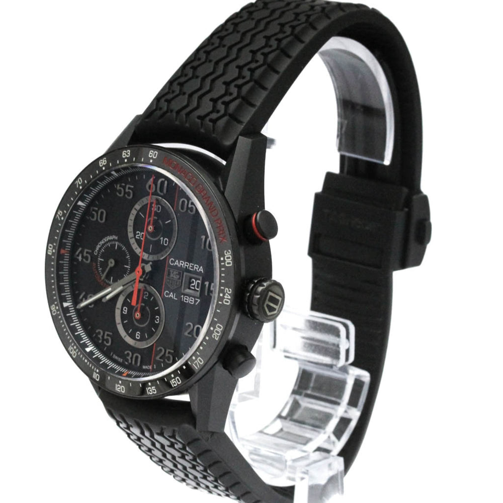 TAG HEUER Carrera Chronograph Monaco Grand Prix Titanium Watch CAR2A83 — Very Good