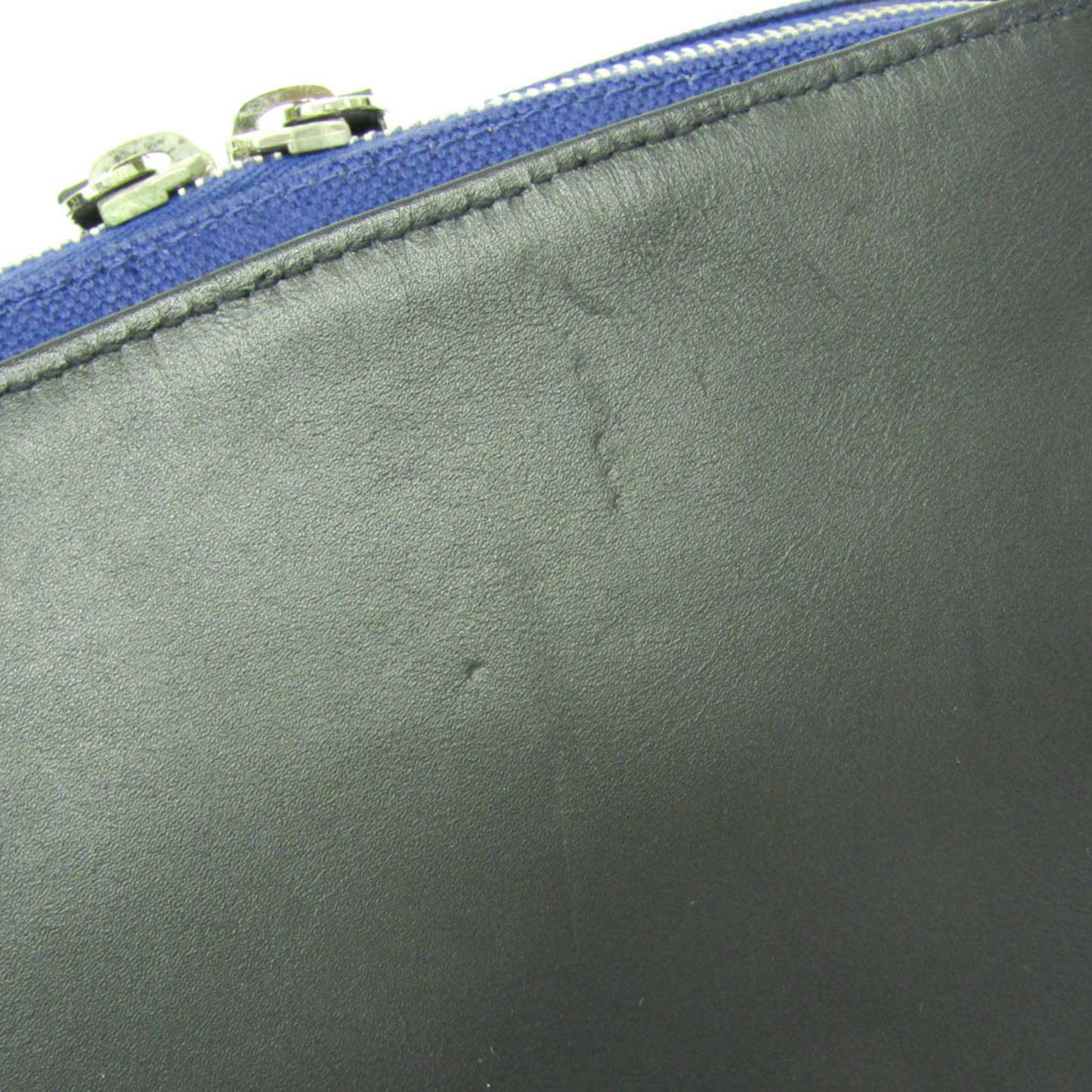 Balenciaga 433625 Men,Women Canvas,Leather Fanny Pack,Sling Bag Black,Royal Blue