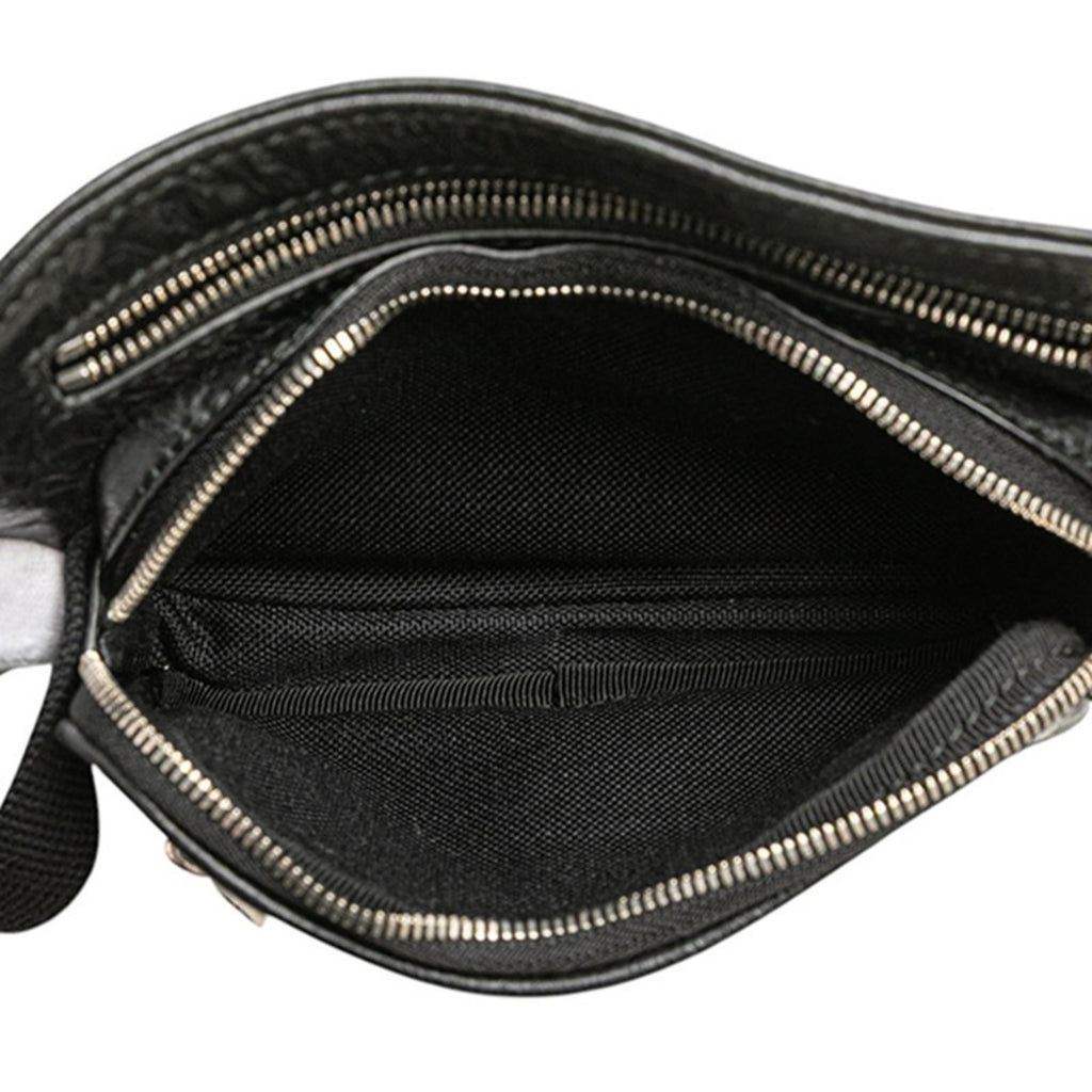 Gucci Interlocking G Waist Bag/Body Bag 575857 Black Leather Women's GUCCI