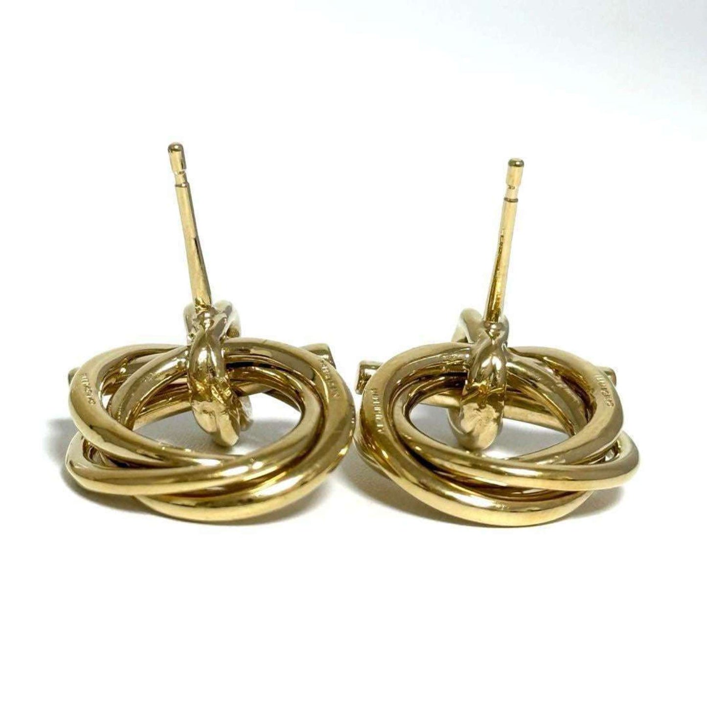 Salvatore Ferragamo Ferragamo Women's Twisted Gancini Stud Earrings