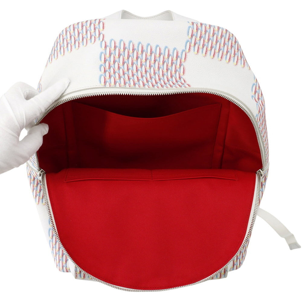 Louis Vuitton Damier Spray Racer Backpack M20664 LOUIS VUITTON Handbag White Men's — Like New