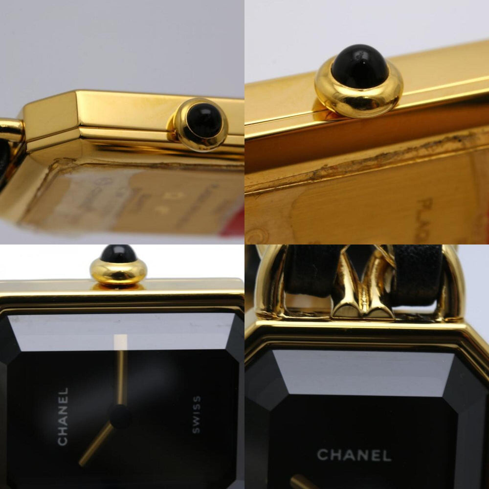 CHANEL Premiere S size H0001 483011001 Women's Watch GP (Gold Plated) x Leather 130523 — Very Good