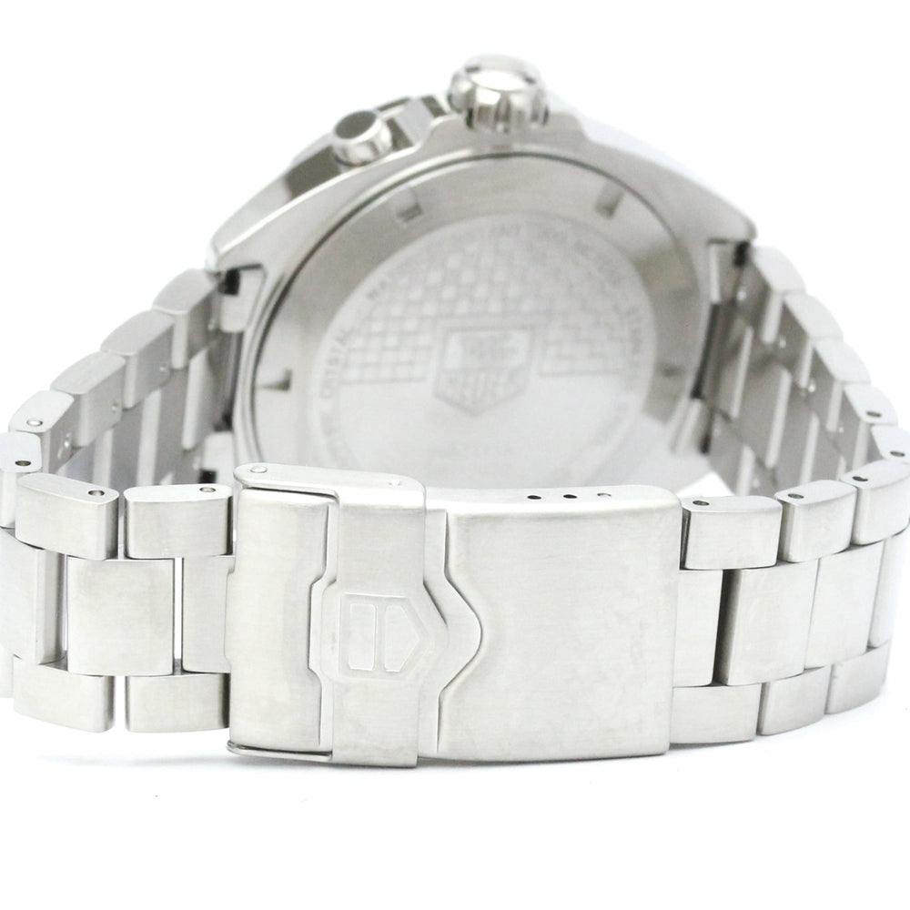 TAG HEUER Formula 1 Alarm Steel Quartz Mens Watch WAZ111A Polished — Very Good