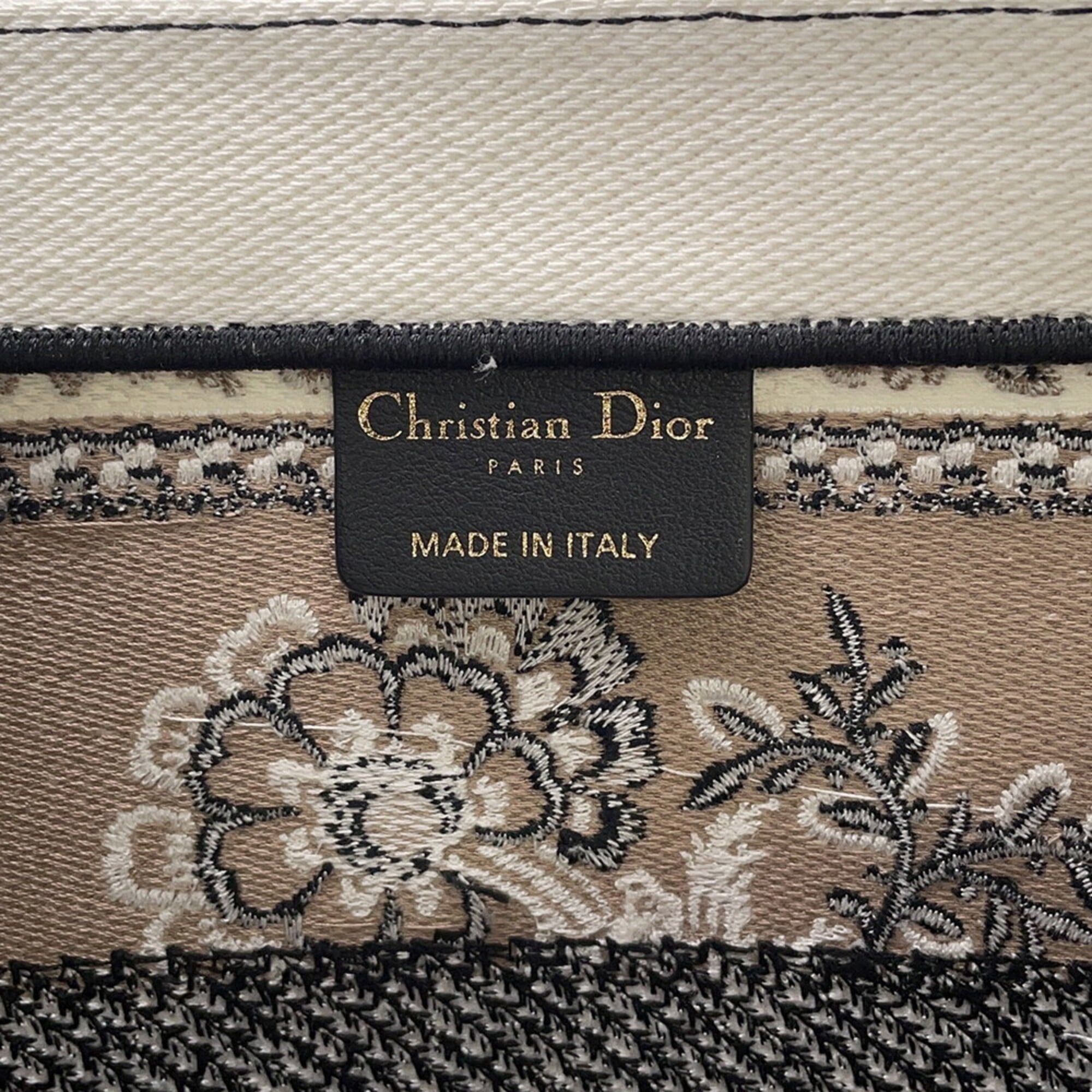 Christian Dior Tote Bag Book Butterfly Bandana Medium Handbag — Like New